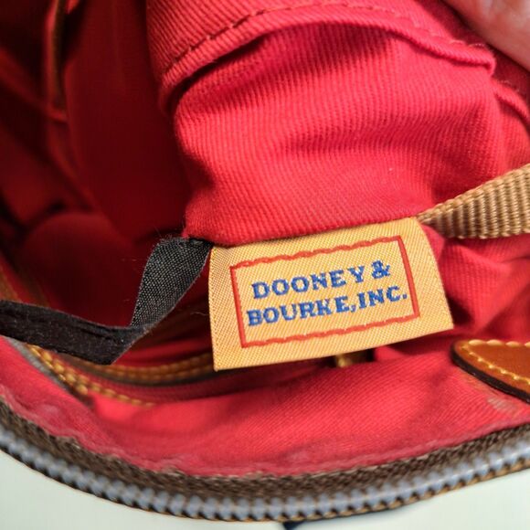 Dooney & Bourke Canvas Shoulder Bag - BLUE - Picture 15 of 16